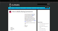 Desktop Screenshot of itsbuildable.com